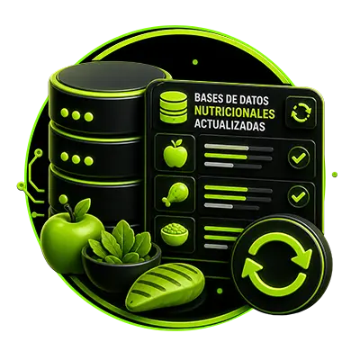 Bases de datos nutricionales actualizadas